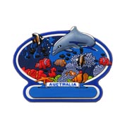 Rubber Tropical Reef Magnet